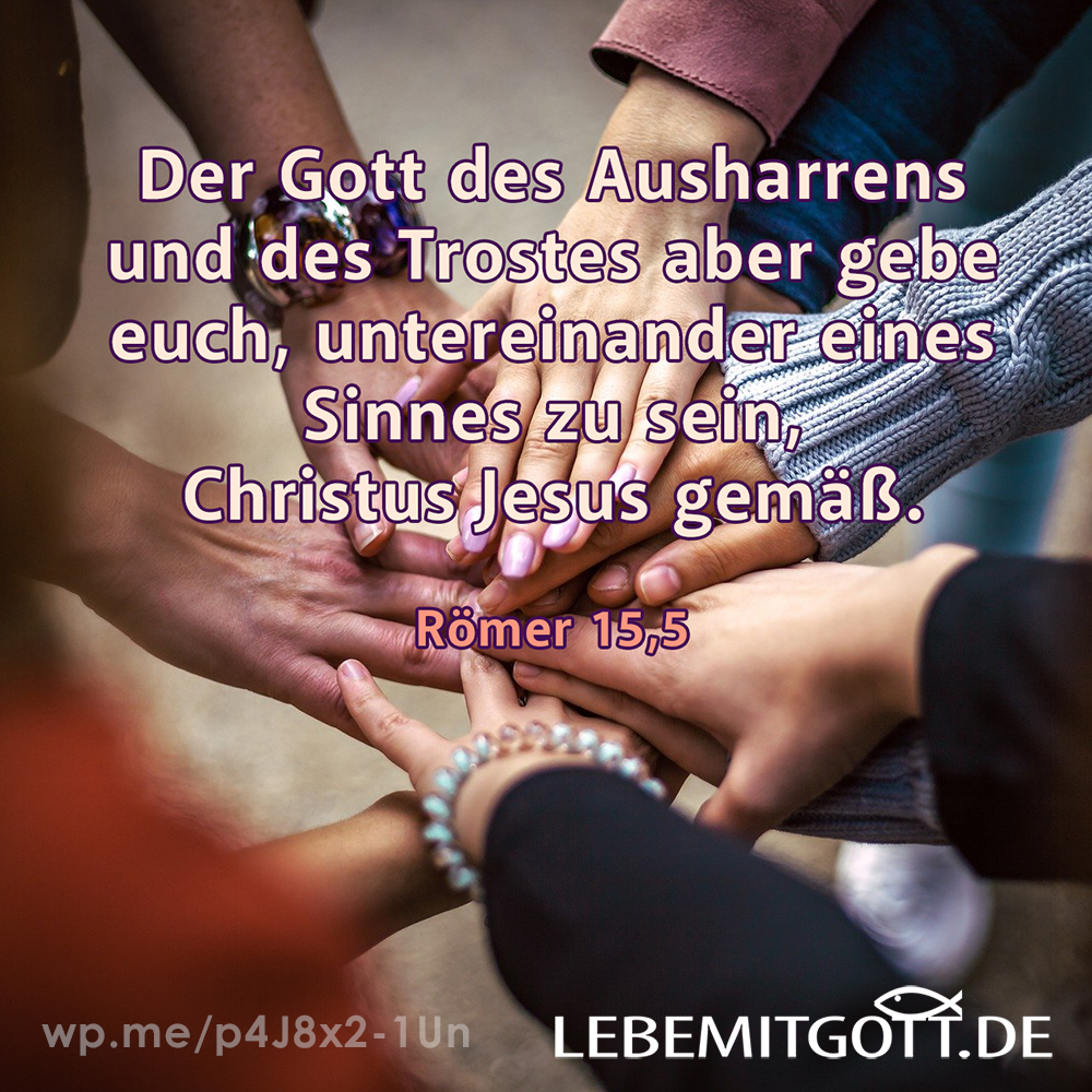 14.03.2022 untereinander eines Sinnes
