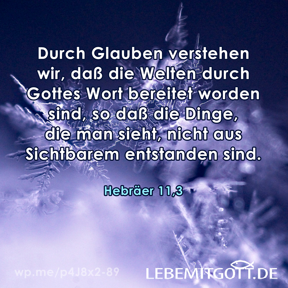 01.12.2022 durch Glauben